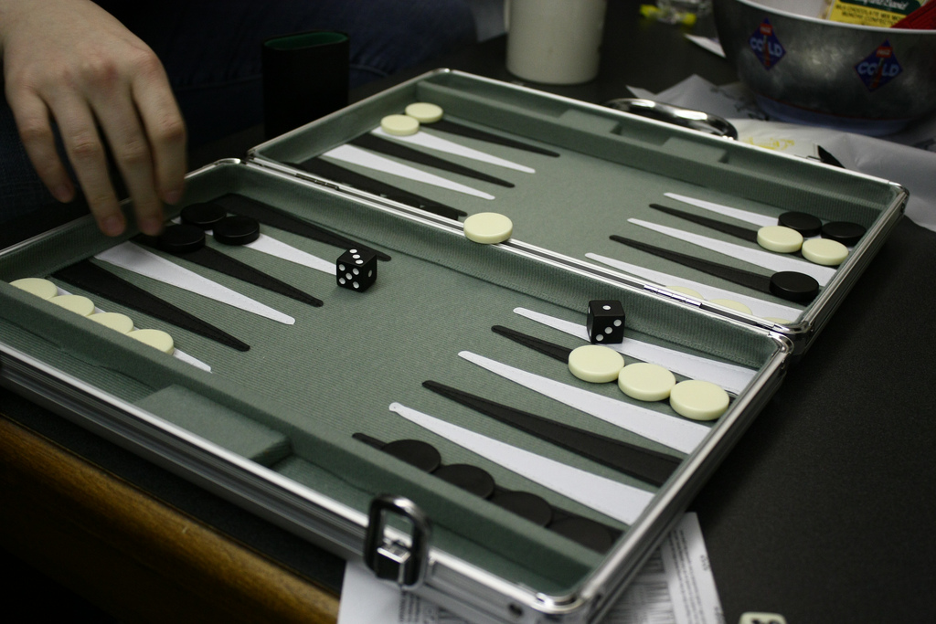 Never been this unlucky before : backgammon